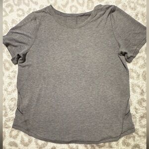 Gray Lululemon Athletic Tshirt Size